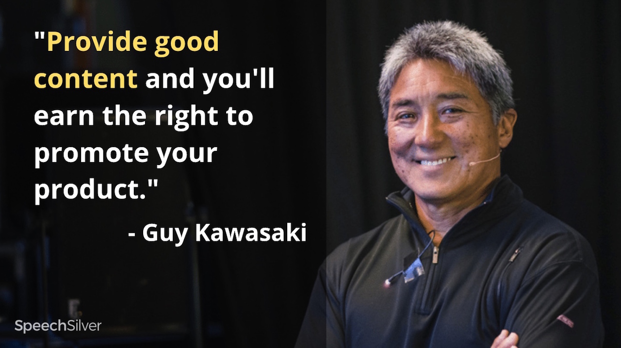 GuyKawasakiContentMarketingQuote