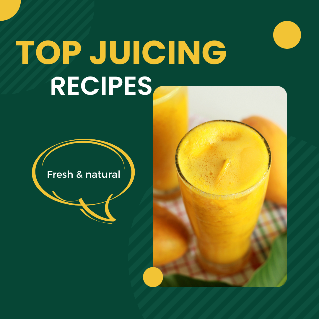 Emerald Green Simple Juice Promo Instagram Post