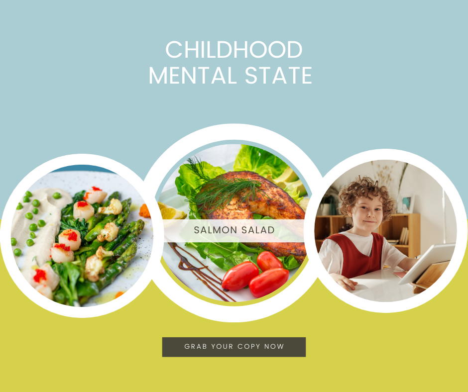 Blue Yellow Minimal Diet Menu Facebook Post-1