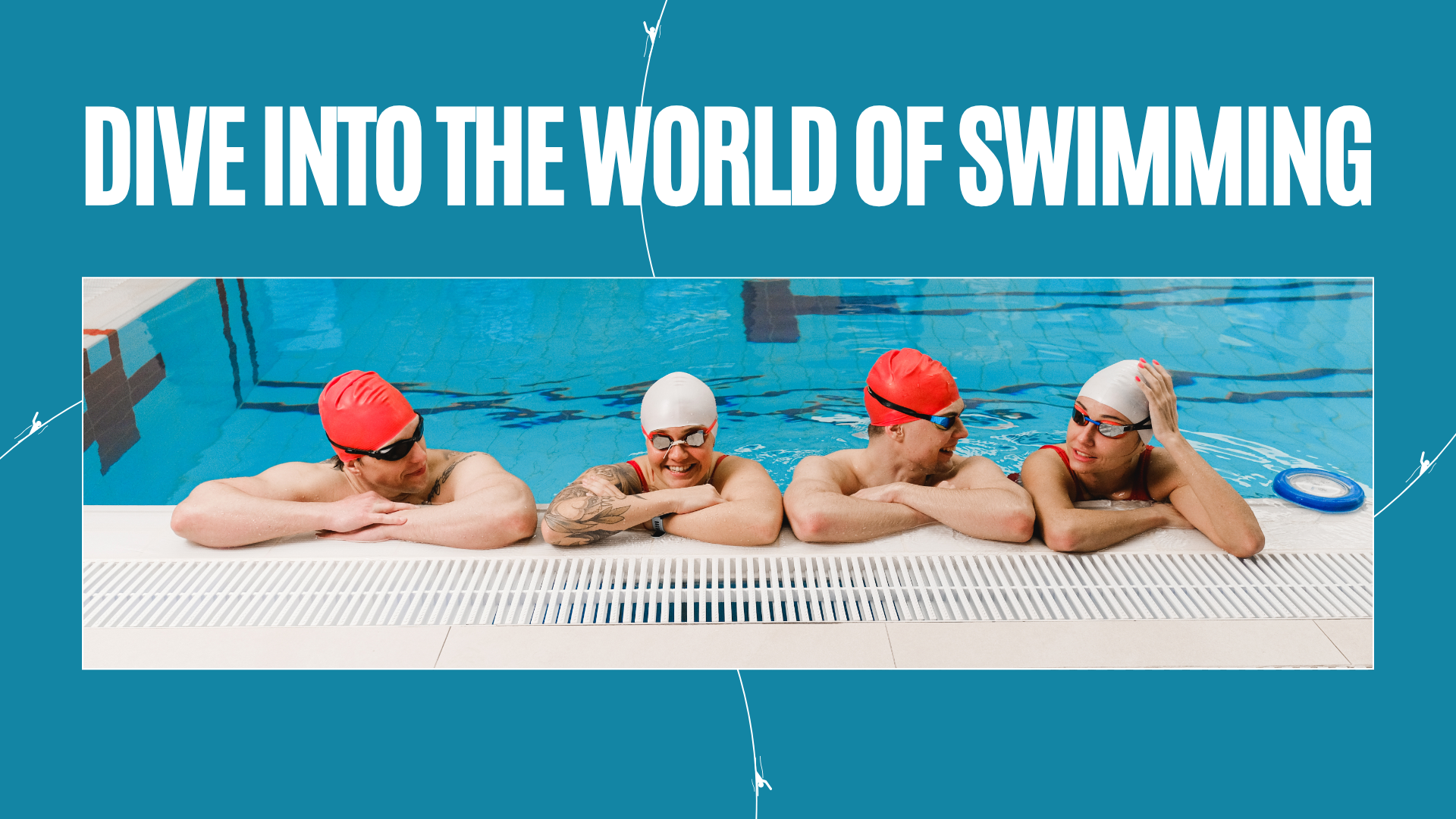 White Blue Simple Modern Swimming Presentation White Blue Simple Modern Swimming Presentation